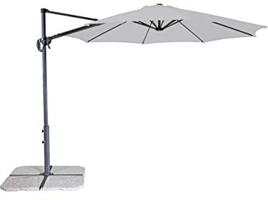 derby Ravenna Smart 300 – Hochwertiger Ampelschirm ideal für Garten und Terrasse – Neigbar – ca. 300cm