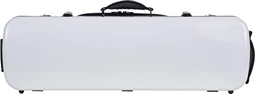 Geigenkoffer Glasfaser Oblong 4/4 white - black M-Case