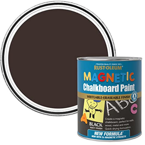 Rust-Oleum 750ml Water-Based Magnetic Chalkboard Paint - Black