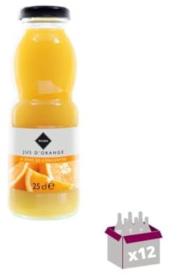 12x25cL - Pur jus d'orange Rioba - 3L