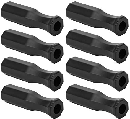 8 Stück Kunststoff-Kickergriffe, achteckige Griffe, Kickergriffe, die das Kickerzubeh?r von Standard-Fu?balltischen ersetzen k?nnen