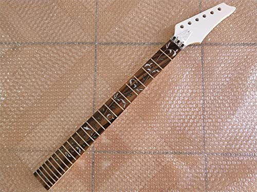 CAZARU E-Gitarrenhals 24 Bünde Ahorn Gitarrenteile Ersatz für Ibanez-Stil