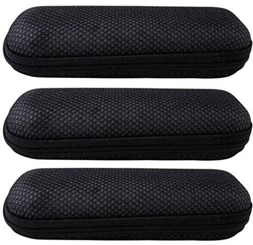 Eyekepper EVA Zip Case For Reading Glasses Black, 3 pcs