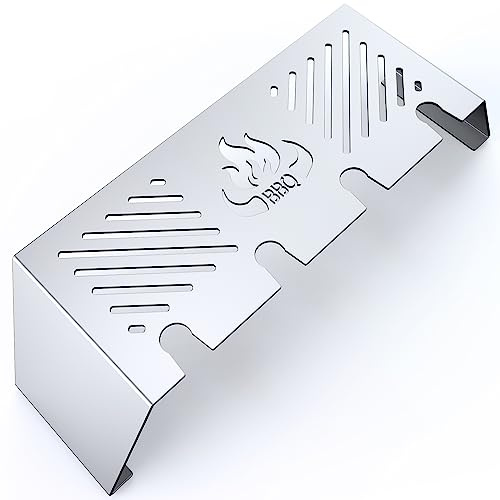 teileplus24 Warmhalterost kompatibel mit alle Ø 47cm Weber Kugelgrills | passend für Weber Pulse 1000 Q1400 Elektrogrill Q100 Q1000 Q1200 Edelstahl mit Logo Passgenau Drumstick Halterung Gasgrill