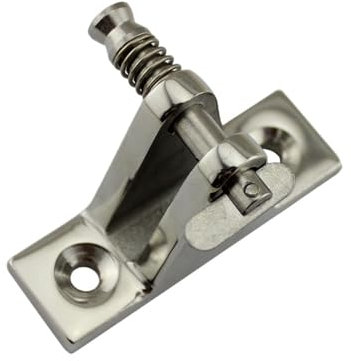 2PCS 60mm Edelstahl 316 Seite Montieren Deck Scharnier Mit Quick Release Pin Und Bolzen Ring for Marine boot Hardware