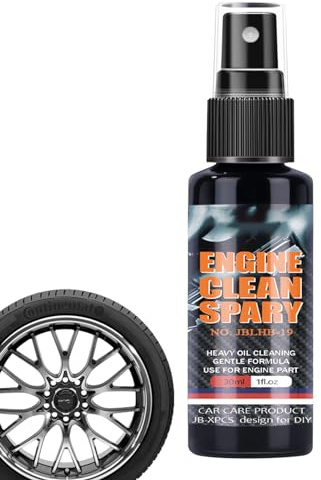 Onlynery Detergente per vano Motore, sgrassatore Motore,Spray schiumogeno sgrassante per Motori - Sgrassatore ad Alte Prestazioni, detergente per Ruote e Pneumatici, Dettagli Auto per la Pulizia