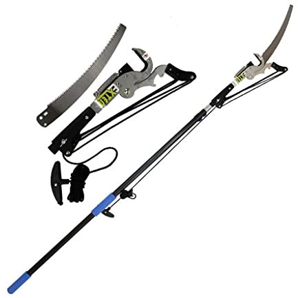 Sega ad Asta telescopica, 6M/20FT Potatore telescopico Professionale per Alberi Altezza Asta Sega da potatura allungabile Giardinaggio Paesaggistica
