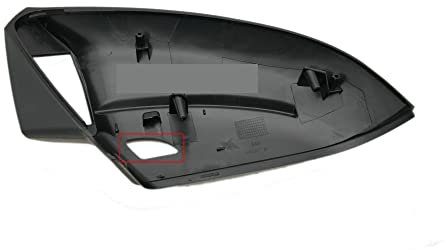 Rückspiegelabdeckung Für VW Für Golf MK7 Für GTI 7 MK7.5 R Für Für GTD Für GTE VII 2012–2020 Flügeltür-Seitenspiegel-Abdeckungsgehäuse Spiegelkappen Seitenspiegel Abdeckkappen(Right with Hole)