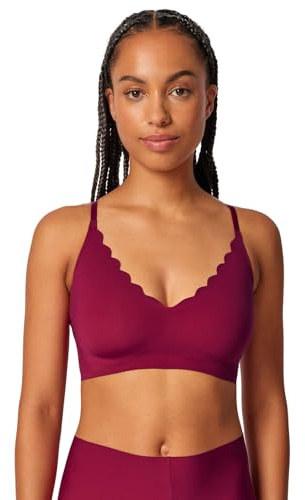 Skiny Damen Bustier mit herausnehmbare Pads Micro Essentials 084272 Gr. 42 in Beet red