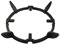 Supporto ad anello in ghisa, supporto per wok in ghisa, supporto per piano cottura a gas, riduttore antiscivolo per piano cottura a gas, sottopentola, bruciatore wok (dimensioni: 15 x 17 cm)