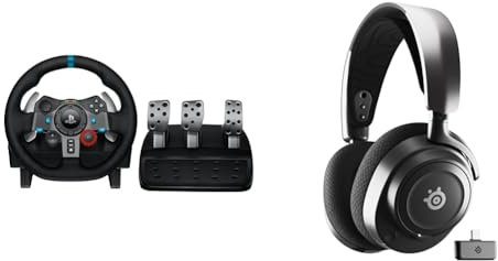 Logitech G29, Driving Force & SteelSeries Arctis Nova 7 Wireless