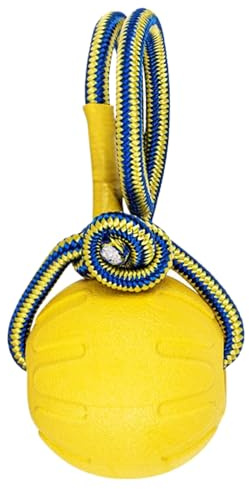 Pelota de Salto para Perros | Bola de Entrenamiento Indestructible para Masticar, Juguetes interactivos para Cachorros, Suministros para Mascotas, Nudos de dentición para masticadores agresivos