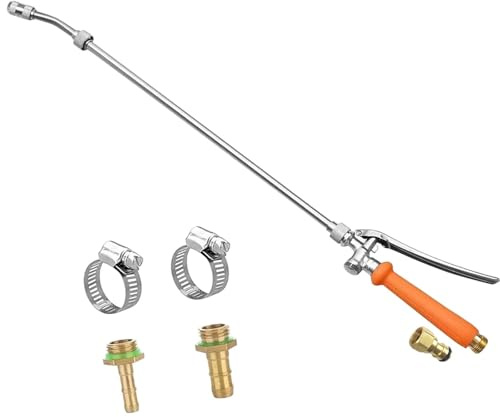 LeeQinersw Varilla Rociadora para Manguera de Jardín Mango Cómodo Manguera de Agua Varilla de Riego