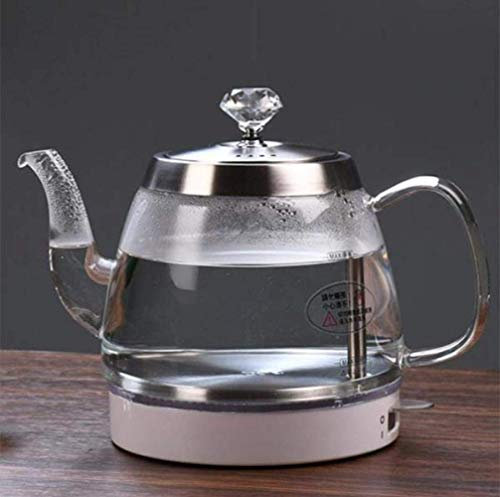 Electric Glass Kettle Cordless 1L Stainless Steel Kettle Blue Illumination LED Light Fast Boil Kettle Auto Shut Off Free Electric W