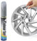 LQIOACU Removedor de arañazos para automóviles,Bolígrafo de retoque corporal,Retoque de pintura para automóviles,Removedor de rasguños para automóviles, plata, 1 pieza