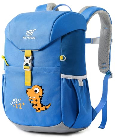 SKYSPER Kinderrucksack 12L, Wanderrucksack Kinder 5-8 Jahre Mädchen Jungen | Kinder Rucksack Outdoor Wandern Waldkindergarten