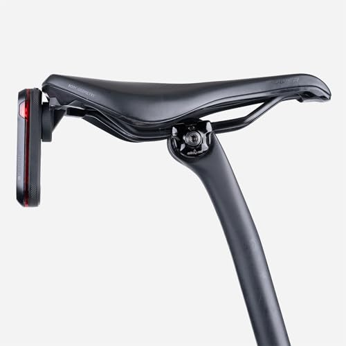 beSmart.bike - Cykelbakljushållare för Sadelstolpe, 3D-Printad i Kolfiber, Cykelbelysningshållare för Specialized SWAT, Kompatibel med Garmin Varia 515, storlek S