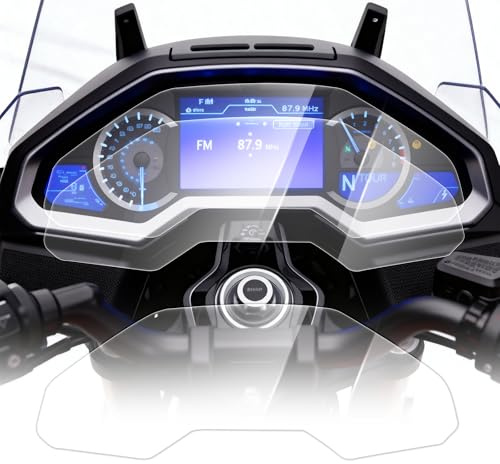 Instrument Film Dashboard Screen Protector Replacement, for Honda GL1800 Gold Wing 2018-2023 2024 Motorcycle Cluster Screen Protector Cover, Tempered Glass, Anti-Scratch, UV Resistant