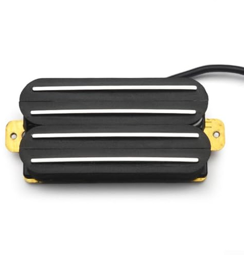 4-Draht-Vierspulen-Dual-Humbucker-Tonabnehmer für ST TL LP E-Gitarre, High Output Bridge Ersatz, 6-Saiten-kompatibel, mit Connec