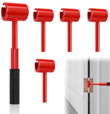 Set di chiavi di regolazione per porta e allineamento dell'armadio, 4 in 1, con 4 misure (0,55-0,98 pollici), acciaio antiruggine