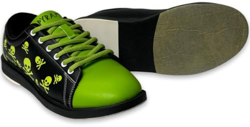 Pyramid Men's Skull Green/Black Bowling Shoes