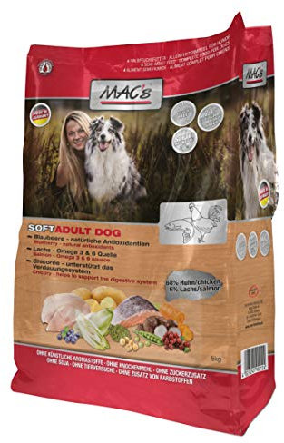Macs Soft Geflügel 1 x 15 kg Hundefutter halbfeucht ohne Mais + Gluten