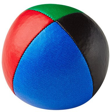 Henrys J05010-B41 - Beanbags Premium, Durchmesser 67 mm, schwarz/grün/rot/blau