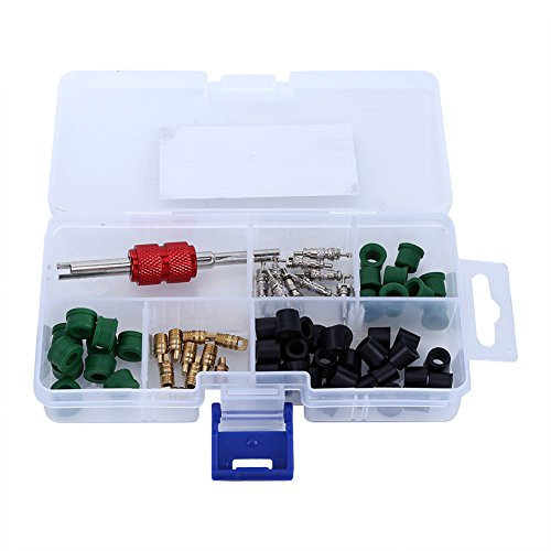Coffret de 71pcs Accessoires Climatisation Automobile Assortiment pour Remplacement et Entretien