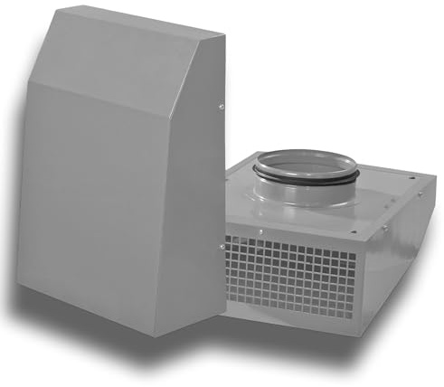 KVCN System - Ventilador de pared exterior, Turbina de Aire (160 cm de diámetro)