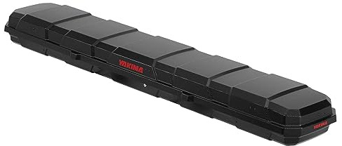 Yakima Rooftop Rod Box, Portable Hard Case for up to 8 Fishing Poles up to 8 Ft Long - Foam Pads & Removable Rod Holders for Gear Storage, TopWater