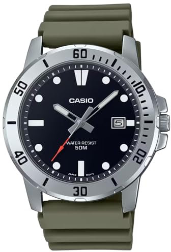 Casio Analog Watch Model MTP-VD01-3EVUDF for Men, Strap