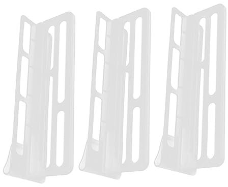 Hemobllo 3pcs Refrigerator Divider Fridge Shelf Organizer Compact Freezer Separator Convenient Daily Use Kitchen Storage