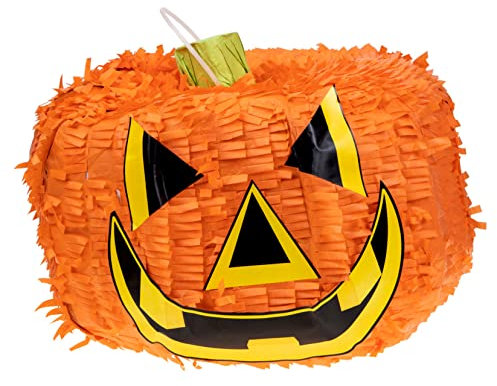 ifundom Halloween Piñata Dekoration Kürbis Füllbar Für Kindergeburtstag Und Halloween-party Aufhängbar Spaß Für Mädchen Pranks Und Süßigkeiten Kreative Partydeko