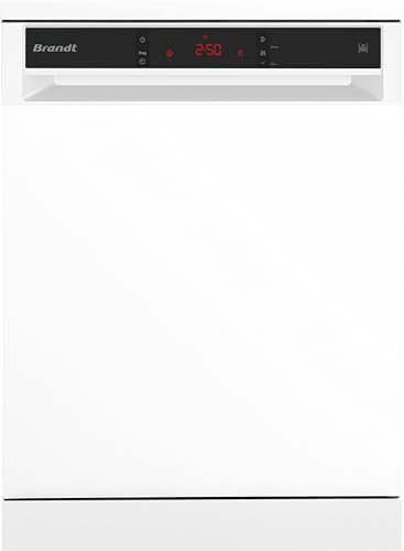 Lave Vaisselle BRANDT BDFS45DW 14 couverts - Classe D - 45dB - 9L/Cycle - Départ différé 24h - 6 programmes - ouverture automatique