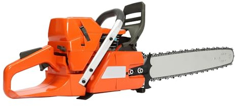 TENNIEX Motosierra de gas de 2 tiempos de 72 cc, motosierra a gas de 24 pulgadas, motosierras de gasolina inalámbricas de mano con refrigeración por aire, sierras de cadena portátiles para árboles