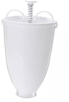 PRETYZOOM Stampino per Ciambelle in Pp Bianco, Leggero, 1 Pezzo | Dispenser per Impasto, per Frittura e Formatura, Utensile Creativo DIY da Cucina