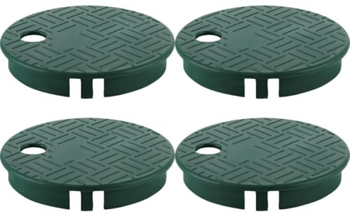 Supvox Ventilkasten Abdeckung 4 Stück Ersatzdeckel Für Sprinklersystem Langlebig Installieren Für Bewässerungsanlagen Robustes Kunststoffmaterial