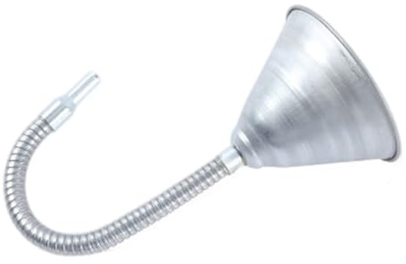 Qsvbeeqj Embudo de combustible de alto rendimiento con mangueras flexibles de 42 cm y construcción de embudo de aceite flexible de 17 32 pulgadas para el uso y talleres
