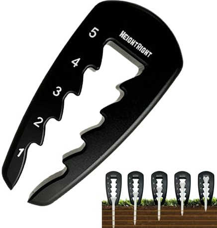 Générique Height Tool, Adjustable Golf Tee Height Setter, Easy-to-Use Swing Consistency Trainer, Sturdy & Portable Design for Golf, Practice & Accessories Setup, 8,1 x 4,3 x 1,7 cm
