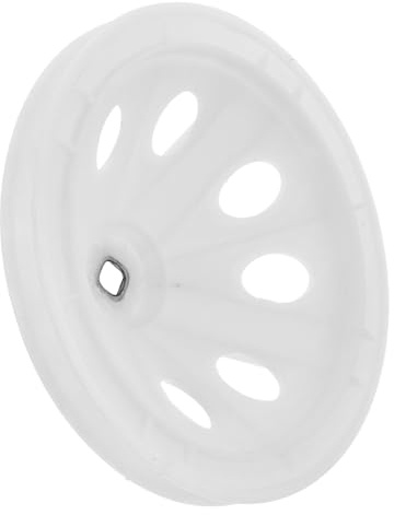 Poulie de Courroie pour Machine à Laver Semi-automatique, Plastique | Trou de Passage et Axe Carré, Blanc, Compatible Plusieurs Modèles, Supporte L’usage Semi-automatique