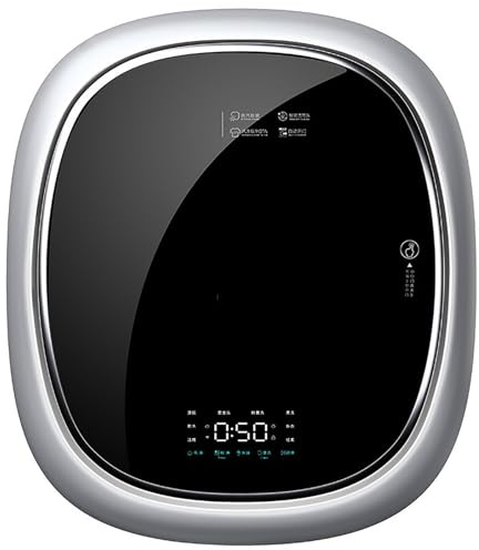 Mini Lavatrice A Tamburo Montata A Parete, capacità di 3 kg, Carico Frontale, Completo, Bianco, Alta Efficienza