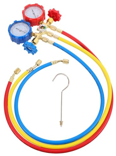 Tidtaleo Misuratore Di Fluoruro Refrigerante Per Condizionatori D'Aria Auto Con Tubo Flessibile E Connettore Strumento Portatile Per Controllo Pressione Lato Basso