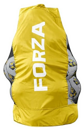 FORZA Jumbo Balltasche – Extra große Sporttasche für bis zu 20 Bälle, 283L Fassungsvermögen, Robustes 600D Polyester, Mit Kordelzug & Verstärktem Tragegurt, Für Training & Verein