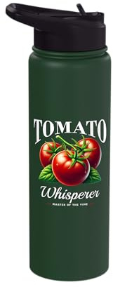 Heirloom Tomato Aficionado – Organic Grower & Gardener Stainless Steel Insulated Water Bottle