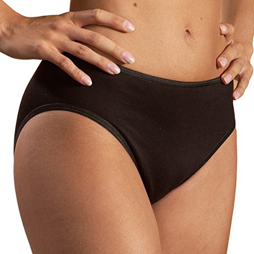 HERMKO 1031 Lot de 4 Slip Femme en 100% Coton Biologique, certifié Selon Oeko-TEX® Standard 100. 06.0.41689. 06.0.41689