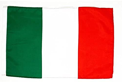 AZ FLAG Bandiera Italia 45x30cm - Bandiera Italiana 30 x 45 cm con Foro