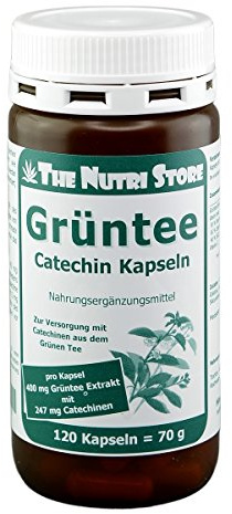 Grüntee 400 mg Catechin Kapseln