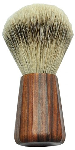 Rasierpinsel Palisander Holz 100% Silberspitze (Pyr) Golddachs