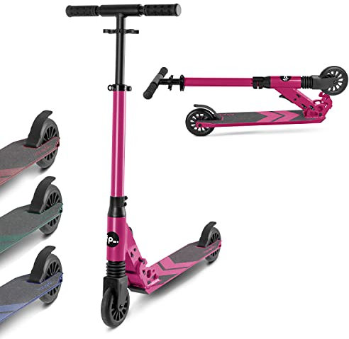 fun pro Premium Roller, Scooter Kinder, Roller Kinder 6-18 Jahre - Kickscooter, Tretroller, Cityroller, Faltbar Roller Erwachsene - LED Räder optional Roller Erwachsene