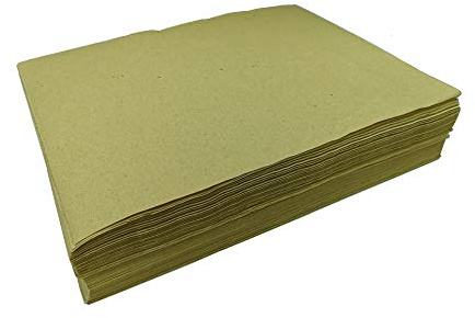 MONDOSHOP 500 Tovagliette Carta Paglia Avana Monouso Cartapaglia Americane 30 X 40 cm USA e Getta Ideali Come Sottopiatto Rustico e Come Copri Vassoio